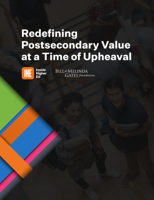 Redefining Postsecondary Value at a Time of Upheaval